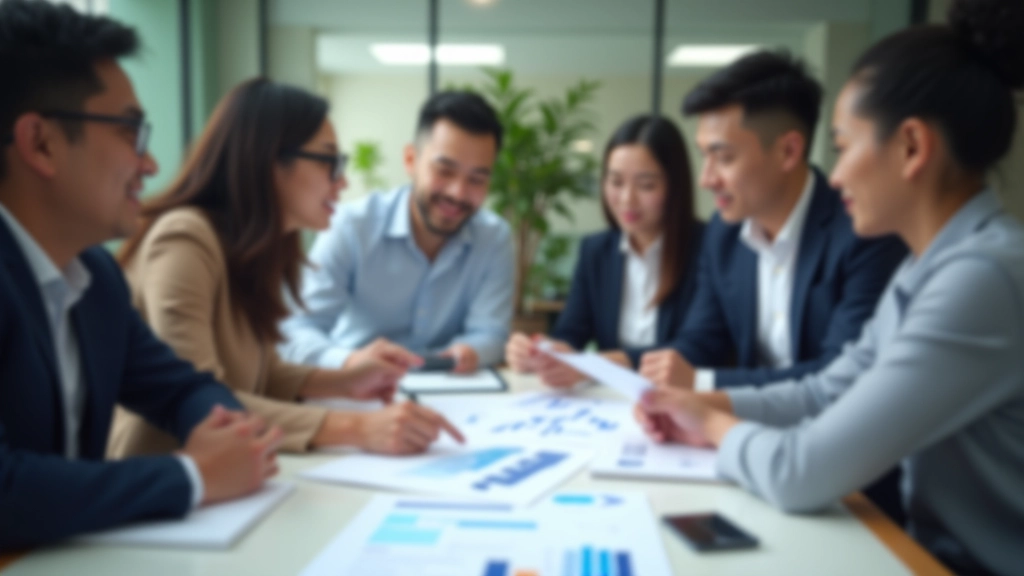 Team collaborating on financial planning